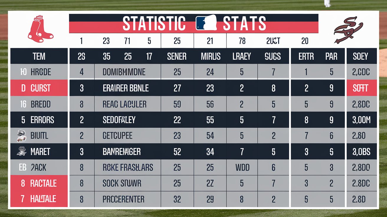 red sox vs white sox match player stats