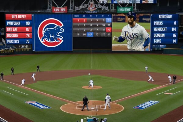 chicago cubs vs tampa bay rays match player stats