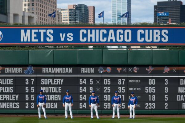 mets vs chicago cubs match player stats